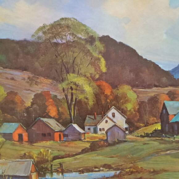 VINTAGE 1960S  Milton Bradley York Barn 1500 pc puzzle - Picture 7 of 9